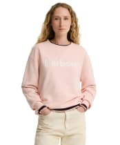 Women's Barbour Hartland Crew Sweatshirt - Pink Blush