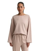 Women's Barbour International Kenna Sweatshirt - Nutmeg