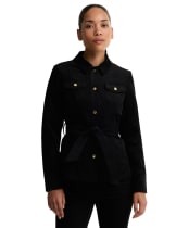 Women's Barbour International Kenna Overshirt - Black