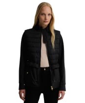 Women's Barbour International Ari Quilted Sweat - Black