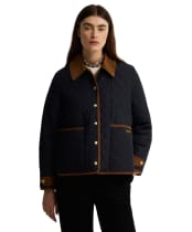Women's Barbour Ainsdale Quilted Jacket - Dark Navy / Ancient