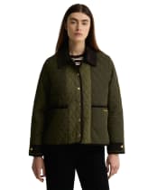 Women's Barbour Ainsdale Quilted Jacket - Olive / Fern / Shadow Classic