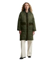 Women's Barbour Dunswell Quilted Jacket - Olive / Shadow Classic