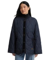 Women's Barbour Abercorn Quilted Jacket - Dark Navy / Ancient