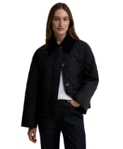 Women's Barbour Moira Quilted Jacket - Black / Shadow Classic