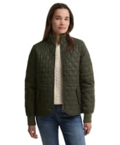 Women's Barbour Hermione Quilted Jacket - Olive / Shadow Classic