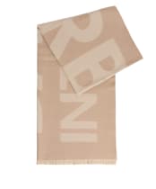 Women's Barbour International Milla Logo Scarf - Camel