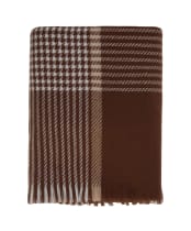 Women's Barbour Melody Scarf - BROWN/TAUPE CHE