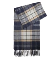 Women's Barbour Taryn Reversible Scarf - Light Birchwood Dress Tartan
