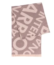 Women's Barbour International Kenna Logo Scarf - Truffle / Nutmeg