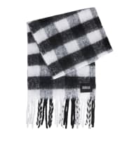 Women's Barbour International Branton Scarf - Black / White Gingham