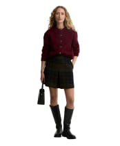 Women's Barbour Marlow Mini Skirt - Shadow Classic Tartan