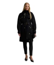 Women's Barbour International Gea Showerproof Jacket - Black / Northumberland Check
