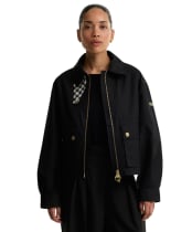Women's Barbour International Gabriette Showerproof Jacket - Black