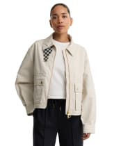 Women's Barbour International Gabriette Showerproof Jacket - Moonbeam