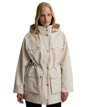 Women's Barbour International Molina Showerproof Jacket - Moonbeam