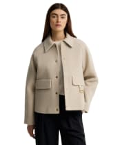 Women's Barbour Womens Spey Wool Coat - Mist / Birchwood Dress