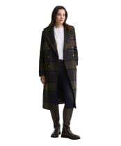 Women's Barbour Cottesmore Checked Wool Coat - Shadow Classic Tartan