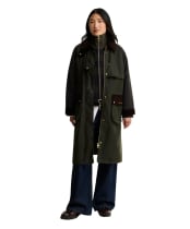 Women's Barbour Checked Kirklees Waxed Jacket - Fern / Classic / Shadow Classic