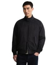 Men's Barbour International Steve McQueen Drome Casual Jacket - Black