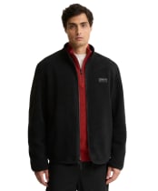 Men's Barbour International Reversible Casual Fleece Jacket - DARK BLACK