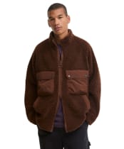 Men's Barbour Re-Engineered Lanton Hybrid Casual Jacket - Soil