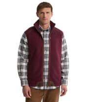 Men's Barbour Langdale Fleece Gilet - Dark Bordeaux
