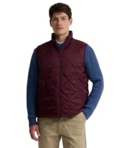 Men's Barbour Finn Gilet - Dark Bordeaux