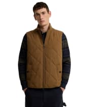 Men's Barbour Corden Quilted Gilet - Dark Sandstone