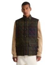 Men's Barbour Icons Tartan Lowerdale Quilted Gilet - Classic Tartan