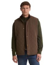 Men's Barbour Rosley Polarquilt Gilet - Dark Olive