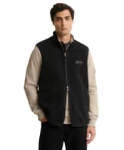 Men's Barbour International Reversible Fleece Gilet - Dark Black