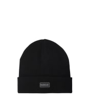 Men's Barbour International Sensor Legacy Beanie - Black / Gunmetal