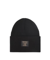 Men's Barbour Harton Beanie Hat - Black