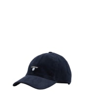Men's Barbour Preston Cord Cap - Navy