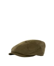 Men's Barbour Westdale Baker Boy Cap - Olive