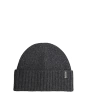 Men's Barbour Danforth Beanie Hat - Charcoal