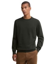 Men's Barbour Pima Cotton Crew Neck Sweater - Sage