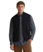Men's Barbour Marcus Knitted Gilet - Navy
