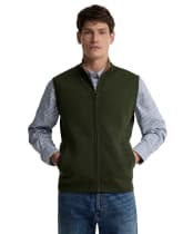 Men's Barbour Marcus Knitted Gilet - Olive