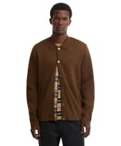 Men's Barbour Florcombe Knitted Cardigan - Dark Sand