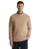 Men's Barbour Newtown Crew Neck Sweater - Washed Stone