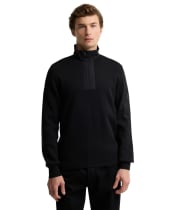 Men's Barbour International Inline Half Zip Jumper - Black
