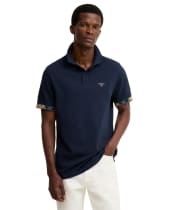 Men's Barbour Stanford Tailored Polo Shirt - Navy