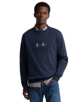 Men's Barbour Evergreen Crew Neck Sweatshirt - Navy