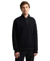 Men's Barbour International Curve Half Zip Sweatshirt - Black