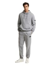 Men's Barbour International Map Overhead Tracksuit - Anthracite Marl