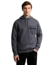 Men's Barbour International Inline Hooded Sweatshirt - Asphalt