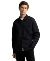 Men's Barbour International Inline Overshirt - Black