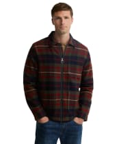 Men's Barbour Southview Checked Overshirt - Olive